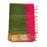 Tripura Silk Green Pink